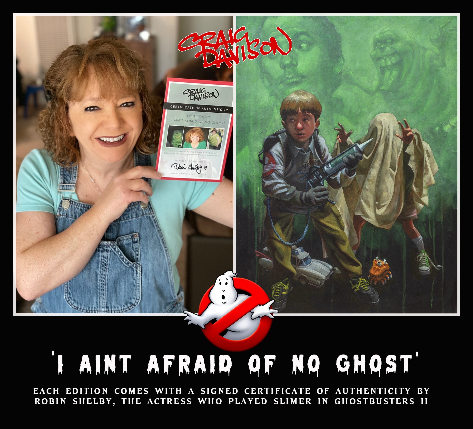 Craig Davison  - 'I Ain't Afraid Of No Ghosts'- Framed Limited Edition