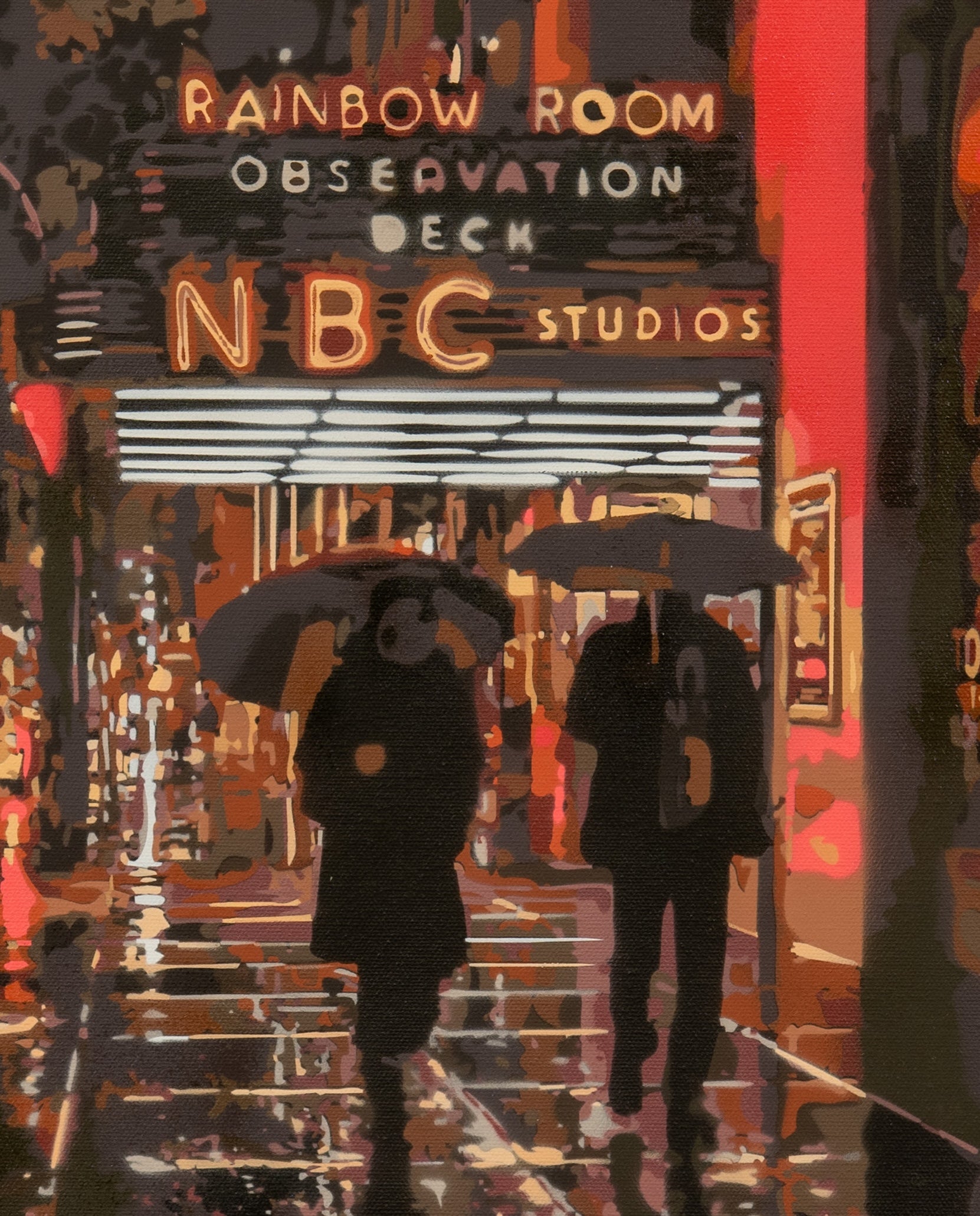 Marco Barberio - 'New York In The Rain' - Original Art