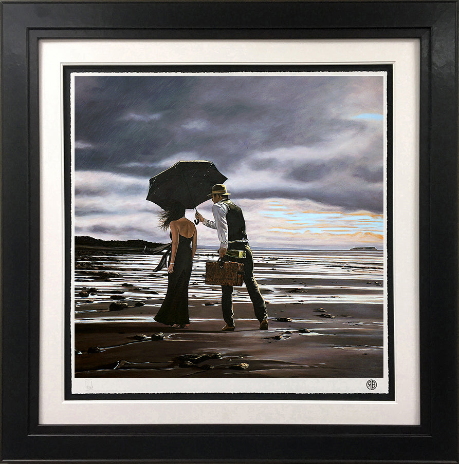 Richard Blunt - 'Rained Off' - Framed Limited Edition Art