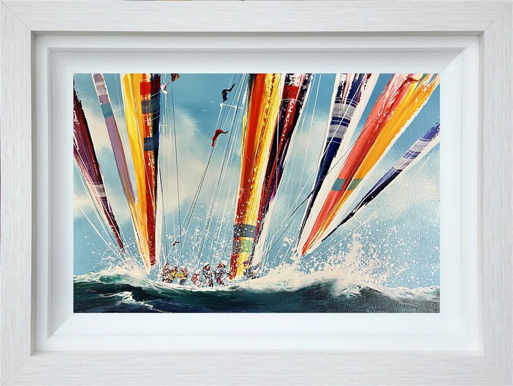 Dale Bowen - ' Fighting Waves' - Framed Original Art