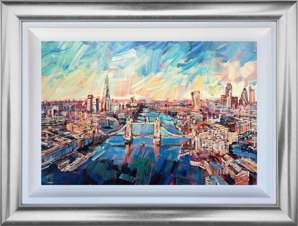 Colin Brown - 'Arrival London' - Framed Original Art