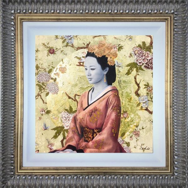 Linda Charles - 'Geisha Couture II' - Framed Original Artwork