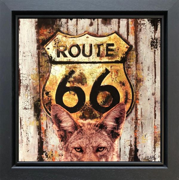 Linda Charles - 'Route 66 (2)' - Framed Original Artwork