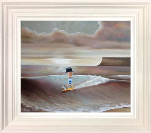 Michael Abrams - 'Dawn Patrol' - Framed Limited Edition