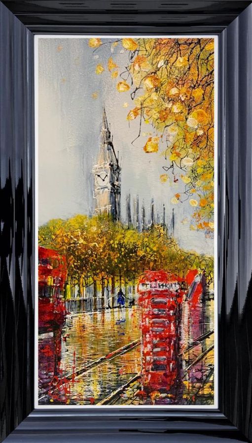 Nigel Cooke - "Westminster Traffic"  - Framed Original Artwork