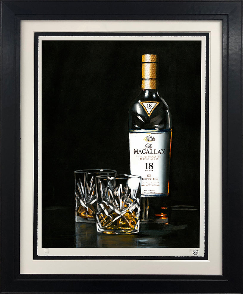 Richard Blunt - 'Blame It On The Whisky' - Framed Limited Edition Art