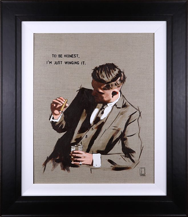 Richard Blunt - 'To Be Honest, I’m Just Winging It - Original Sketch' - Framed Original