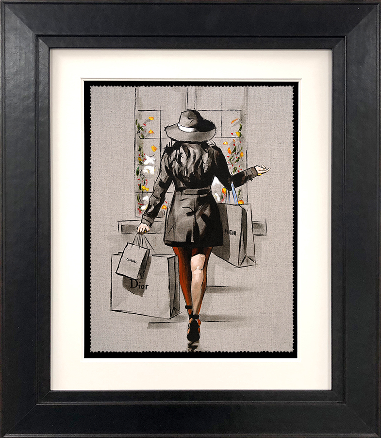 Richard Blunt - ' Treat Yourself - Sketch' - Framed Limited Edition Art