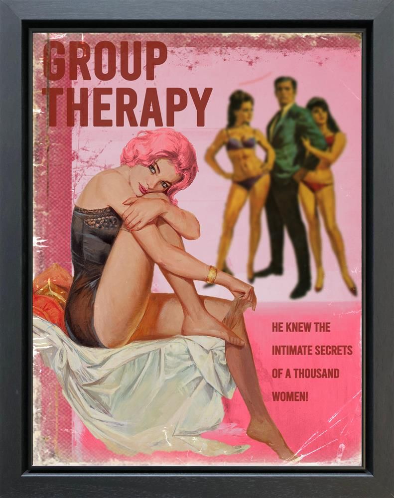 Linda Charles - 'Group Therapy' - Framed Original Artwork