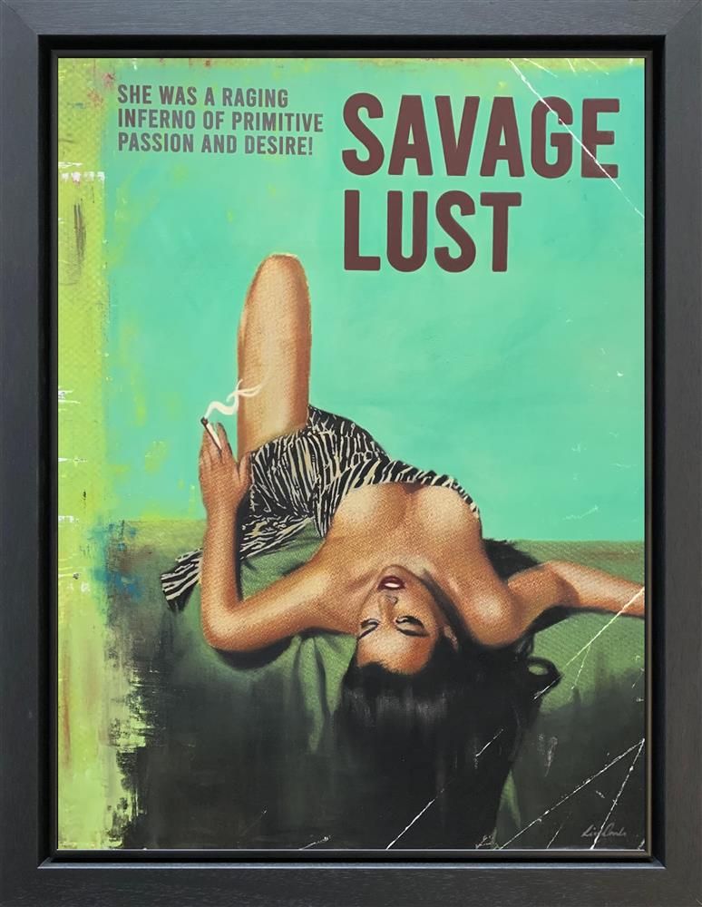 Linda Charles - 'Savage lust De Luxe ' - Framed Original Artwork