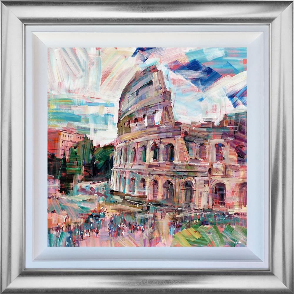 Colin Brown - 'Todays Trip To Rome ' - Framed Original Art