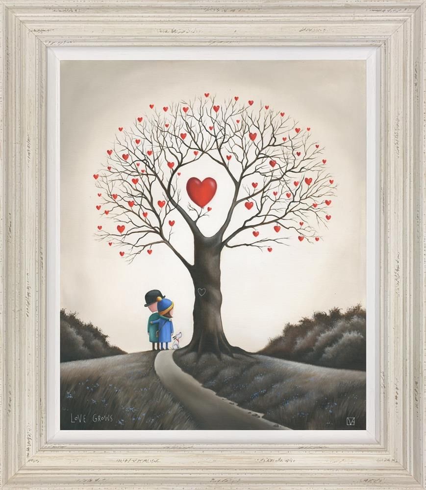Michael Abrams - 'Love Grows' - Framed Limited Edition Canvas