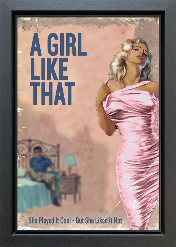 Linda Charles - 'A Girl Like That' - Framed Original Artwork