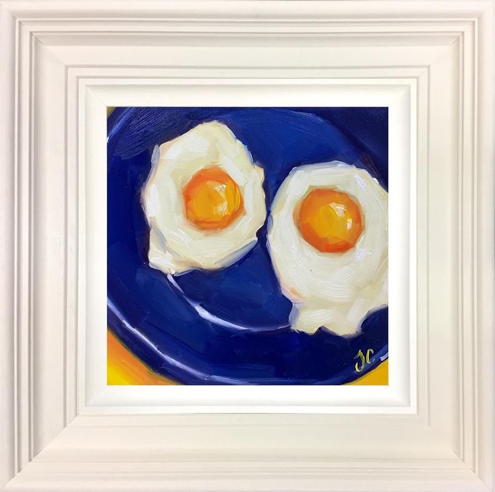 Joss Clapson - 'How Do You Like Your Eggs?' - Framed Original Art