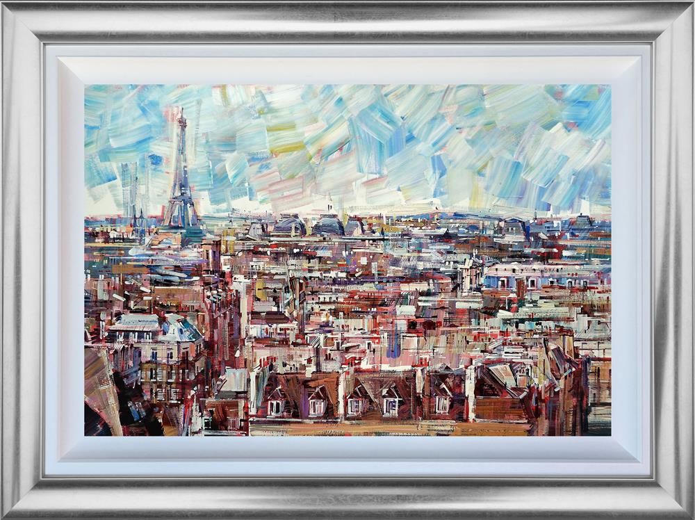 Colin Brown - ' Paris Chimlies ' - Framed Original Art