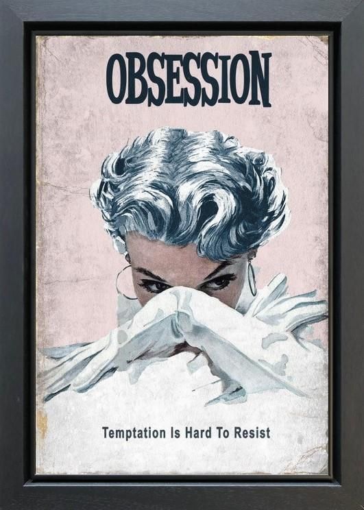 Linda Charles - ' Obsession ' - Framed Original Artwork