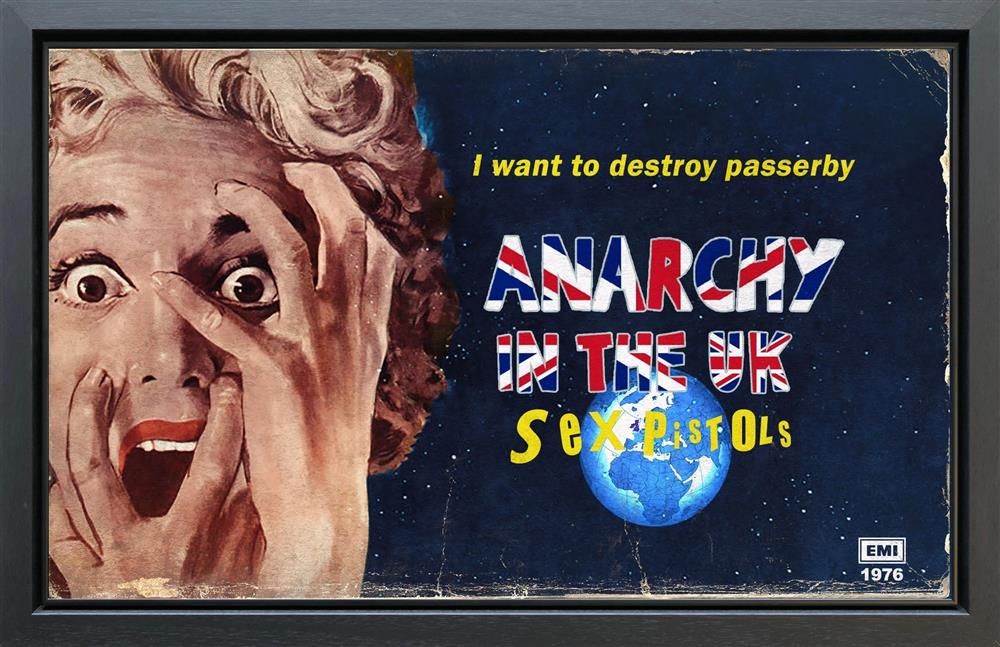 Linda Charles - ' Anarchy In The Uk ' - Framed Original Artwork