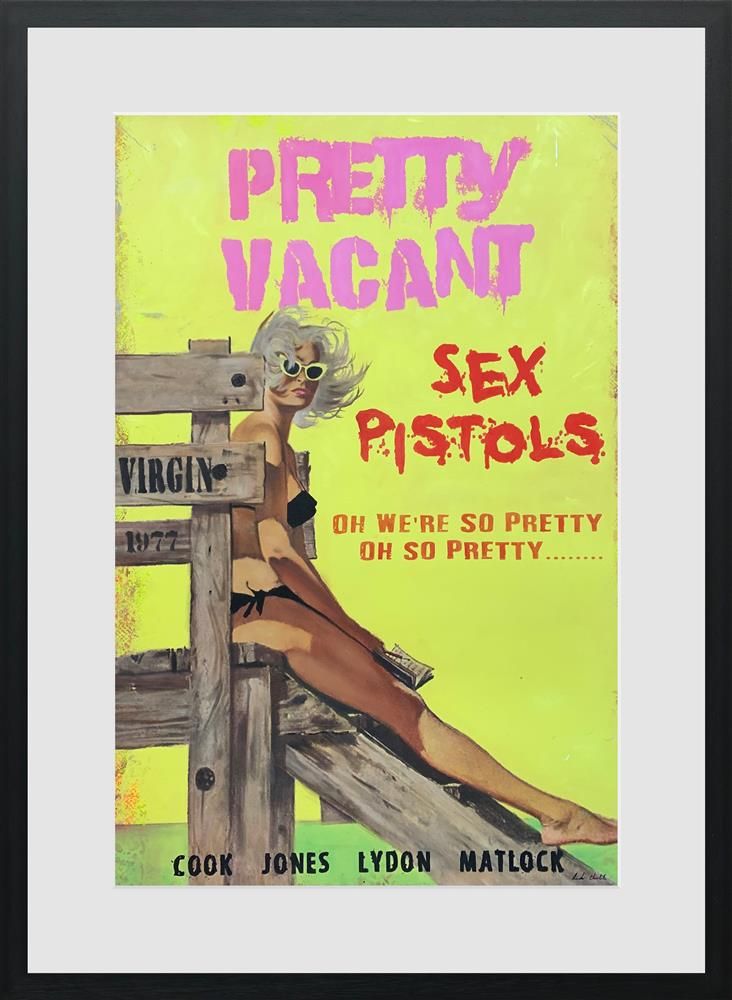 Linda Charles - 'Pretty Vacant' - Framed Limited Edition