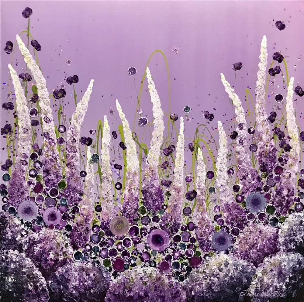 Leanne Christie - 'Lilac Blossom' - Framed Original Artwork