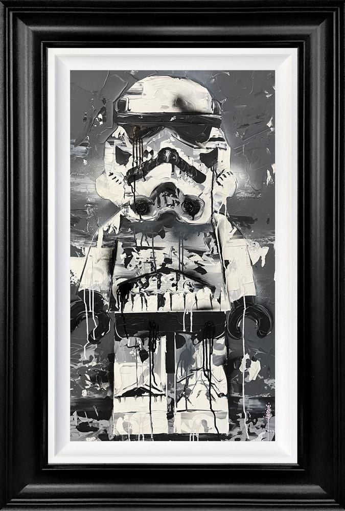 Jessie Foakes - " Storm Trooper "  Framed Original Artwork