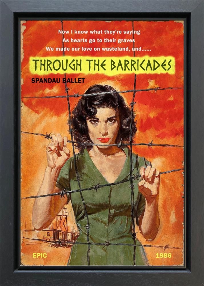 Linda Charles - 'Through The Barricades' - Framed Original Artwork