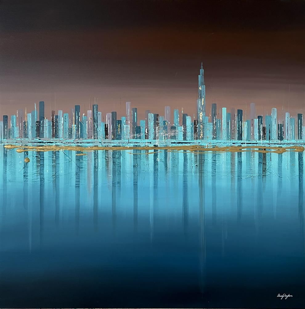 Daisy Clayton - 'Dubai' - Framed Original Artwork