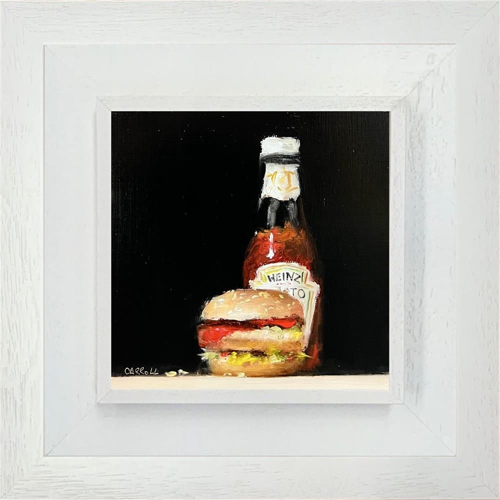 Neil Carroll - 'Burger And Ketchup' - Framed Original Painting