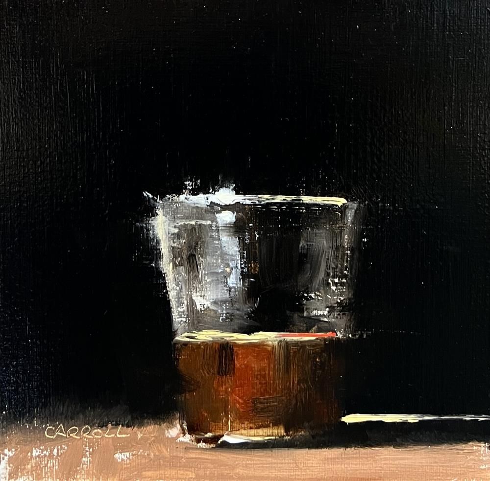 Neil Carroll - 'Glass Of Jack' - Framed Original Painting