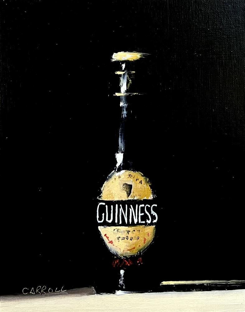 Neil Carroll - 'Bottle Of Guinness' - Framed Original Painting