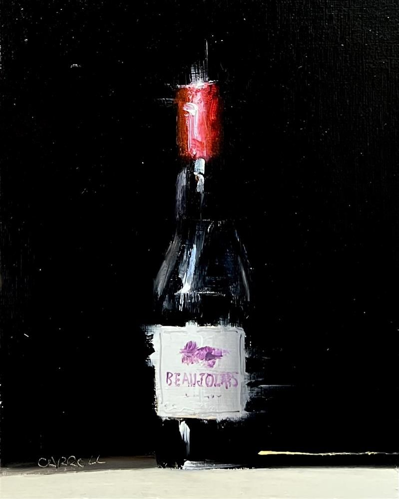 Neil Carroll - 'Bottle Of Beaujolais' - Framed Original Painting