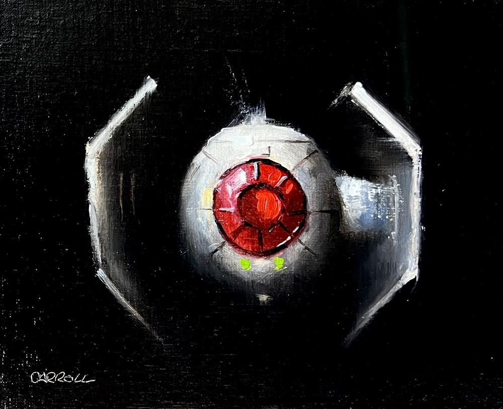 Neil Carroll - 'Vader's Tie Fighter Toy' - Framed Original Painting