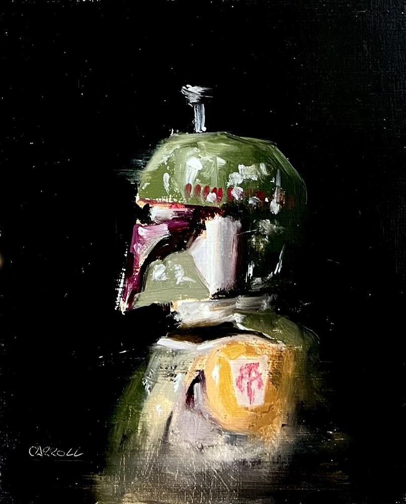 Neil Carroll - 'Boba Fett' - Framed Original Painting