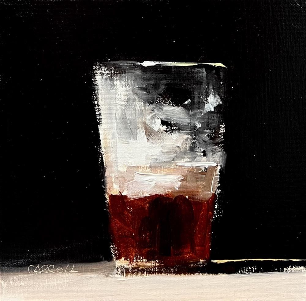 Neil Carroll - 'Glass Of Ale' - Framed Original Painting