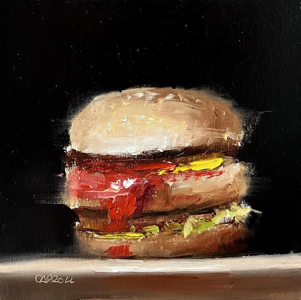 Neil Carroll - 'Burger' - Framed Original Painting