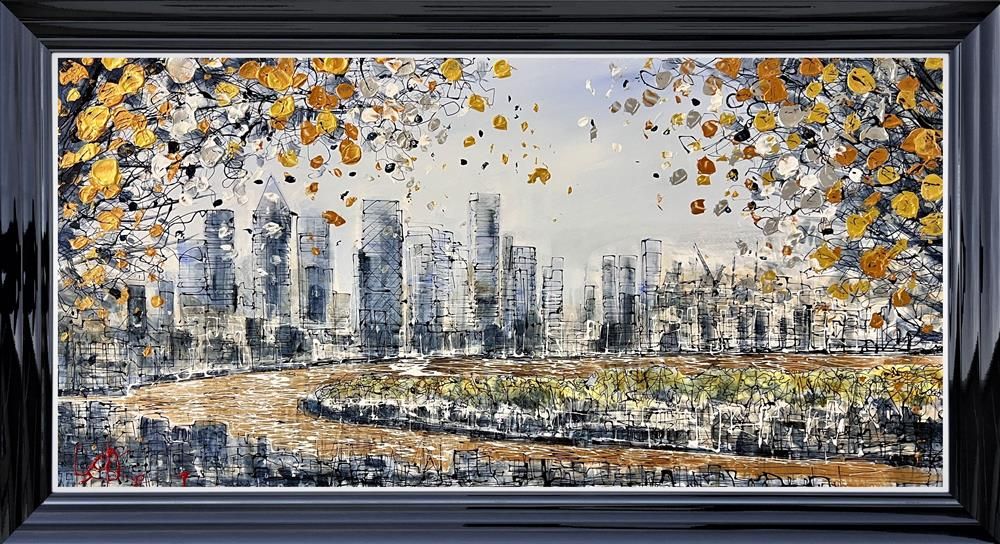 Nigel Cooke - 'Concrete Jungle'  - Framed Original Artwork