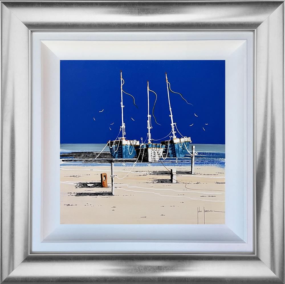 John Horsewell - 'Built To Sail' - Framed Original Artwork