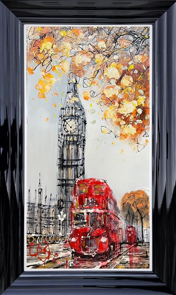 Nigel Cooke - 'Autumn Routemaster'  - Framed Original Artwork