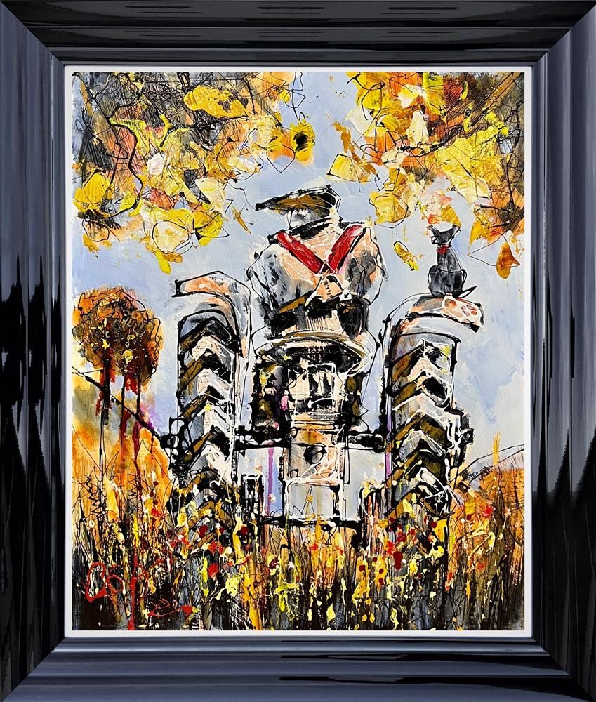 Nigel Cooke - 'Up High'  - Framed Original Artwork