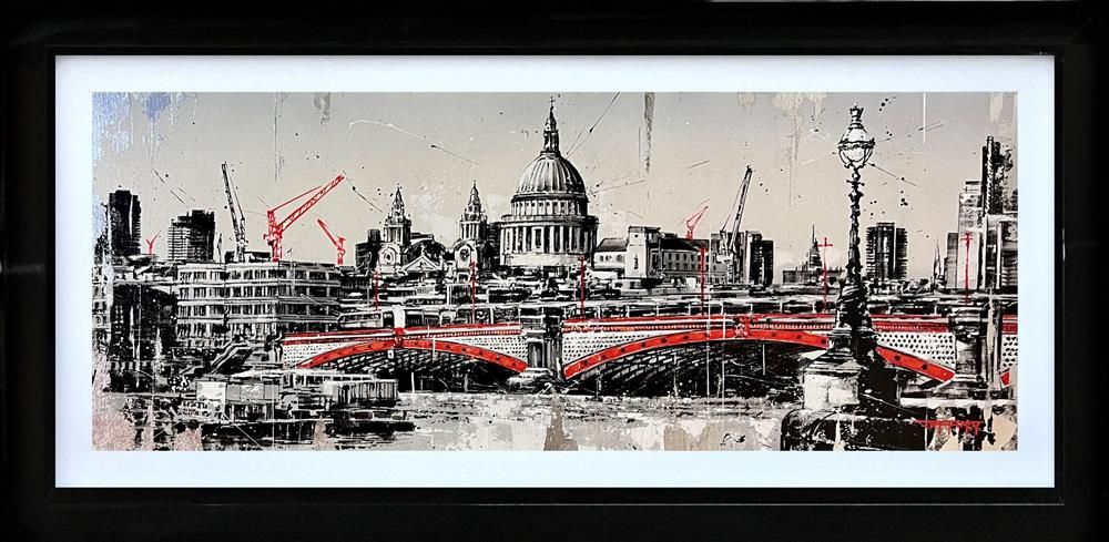 Ben Jeffery - ' Blackfriars Bridge ' - Framed Original Art