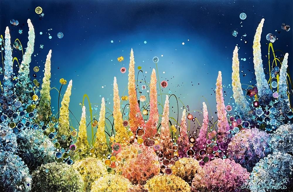 Leanne Christie - 'Flowers In Summertime' - Framed Original Artwork