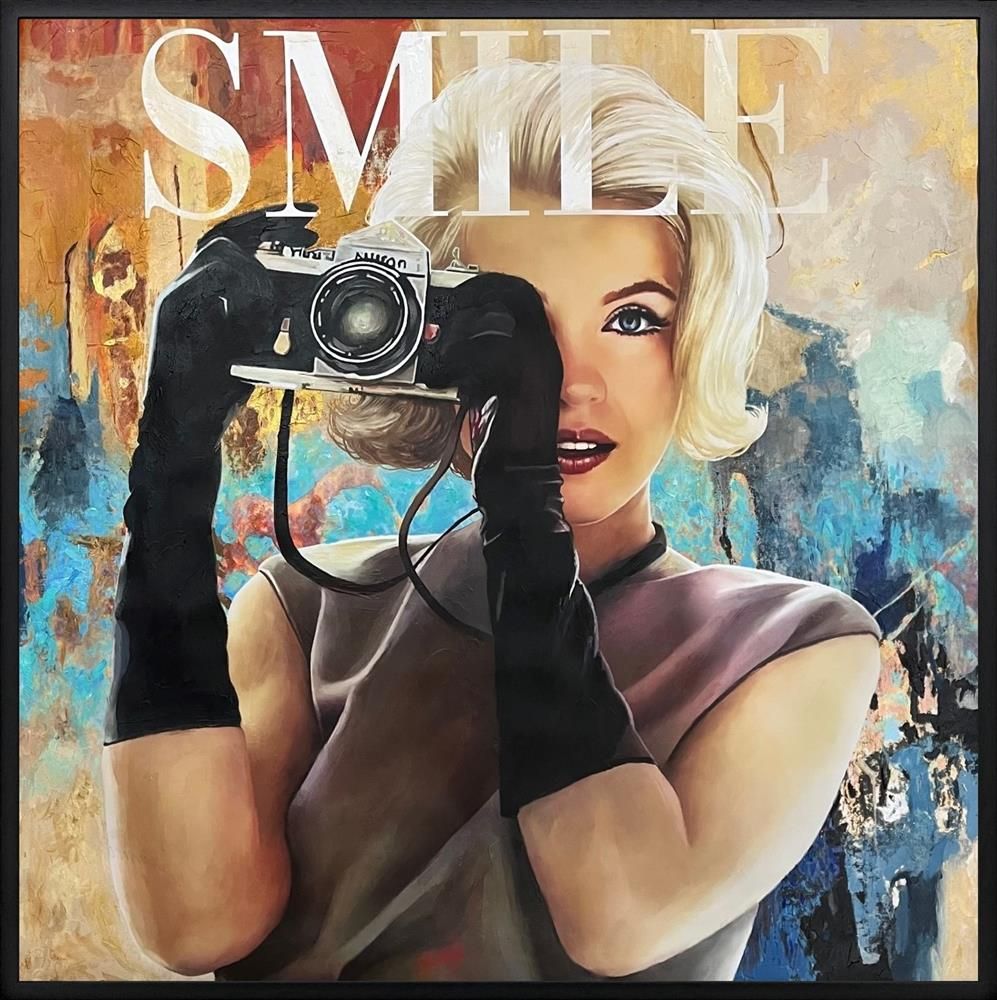 Sannib - 'Smile' - Framed Original Art