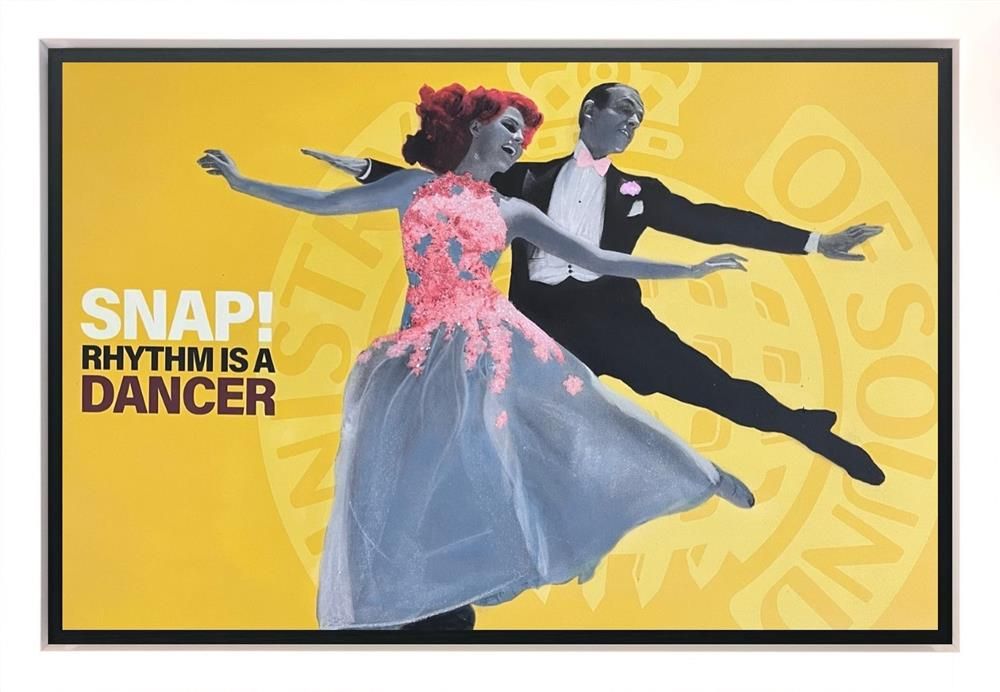 Linda Charles - 'Snap! Rhythm Is A Dancer' - Framed Original Artwork