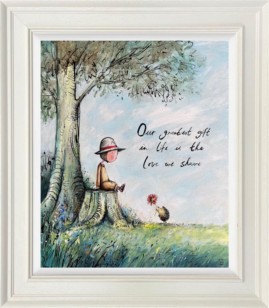 Michael Abrams - 'Our Greatest Gift' - Framed Original Art