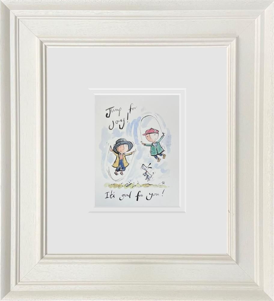 Michael Abrams - 'Jump For Joy!' - Framed Original Art