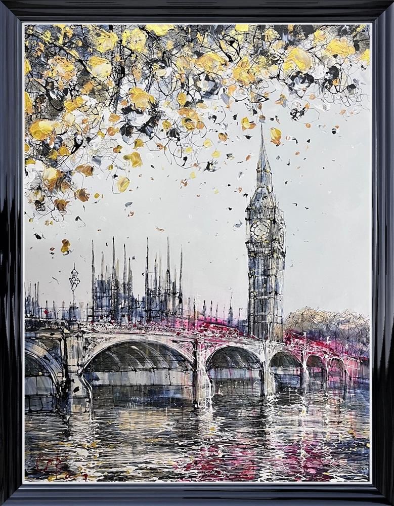 Nigel Cooke - 'Routemaster To Big Ben'  - Framed Original Artwork